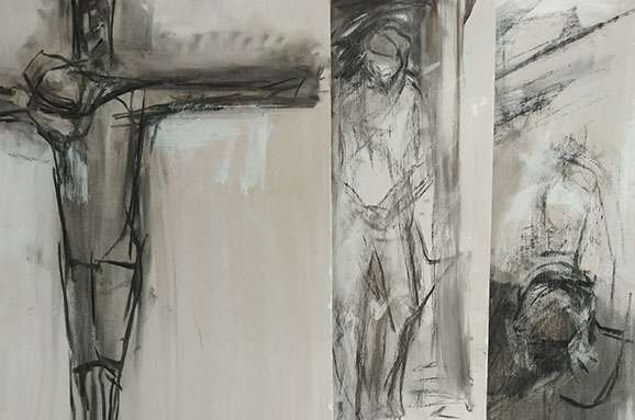 Via Crucis biblico - pintura cristiano moderno